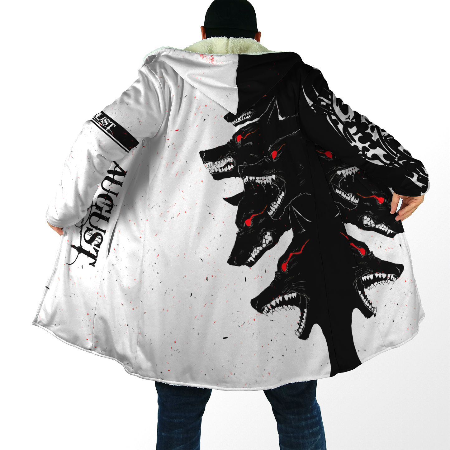 The Dark Wolf August 3D All Over Printed Unisex Deluxe Hoodie ML