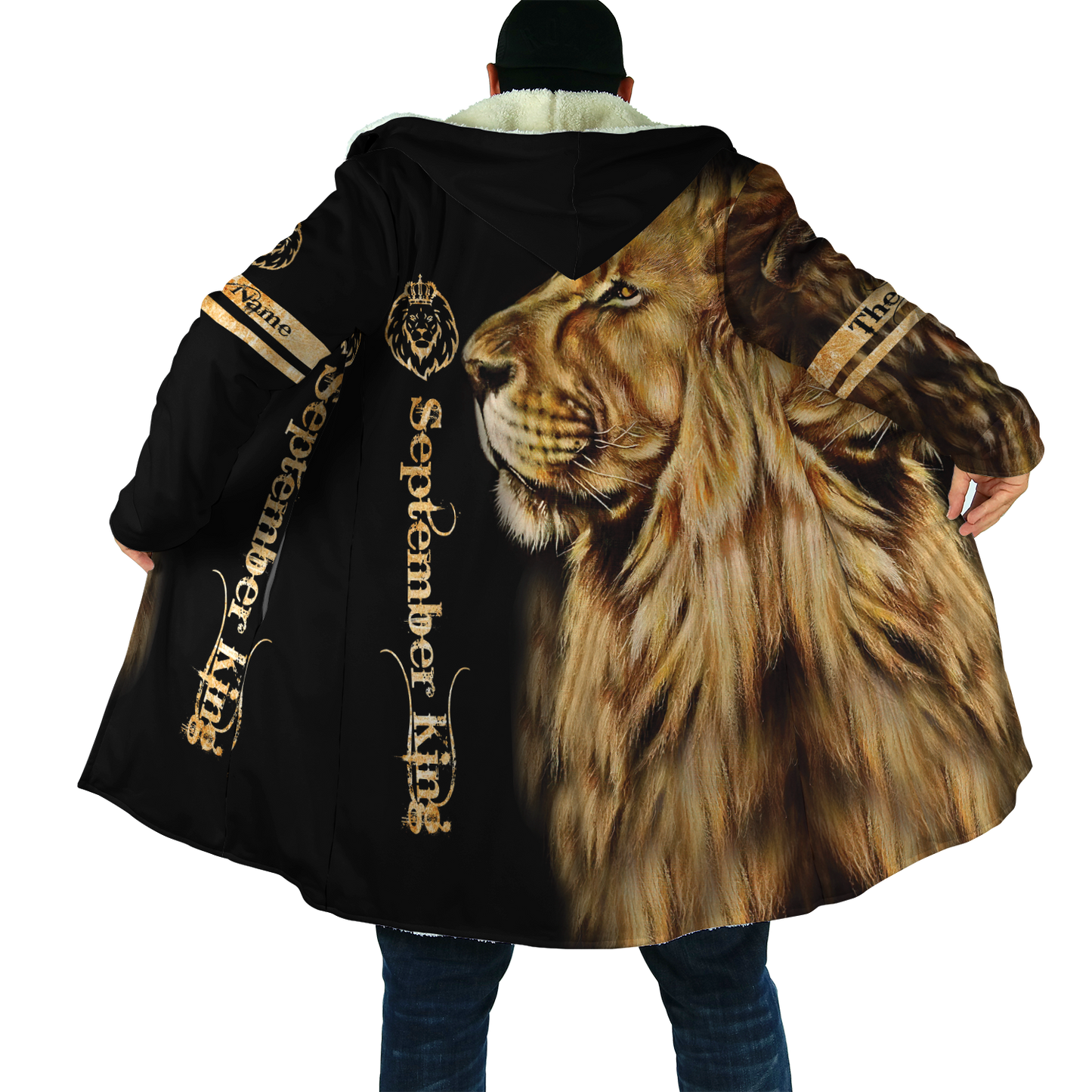 Custom Name September King Lion  3D All Over Printed Unisex Shirts