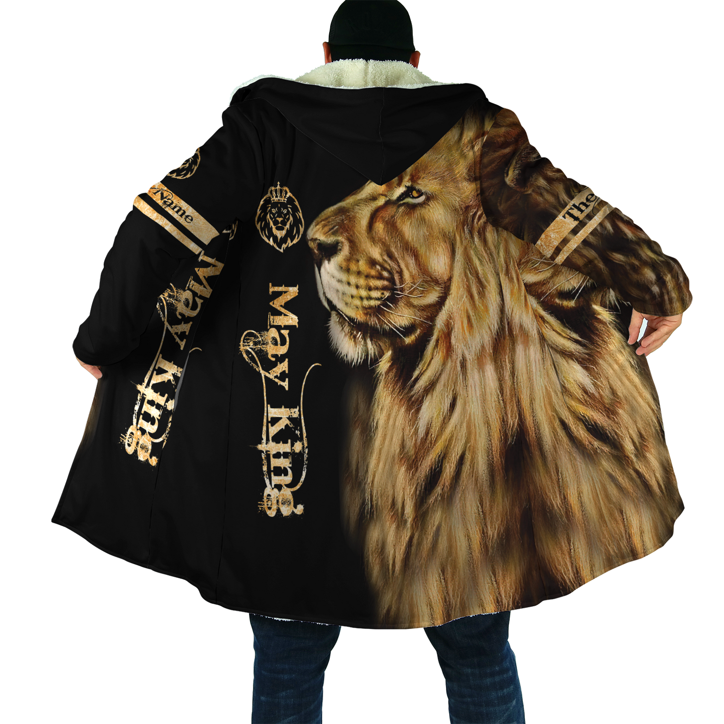 Custom Name May King Lion  3D All Over Printed Unisex Shirts