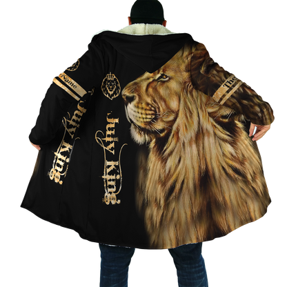 Custom Name July King Lion  3D All Over Printed Unisex Shirts