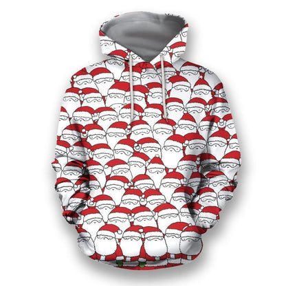 3D All Over Print Can You Spot The Sheep Hidding Among These Santas Christmas Hoodie-Apparel-NTT-T-Shirt-S-Vibe Cosy™
