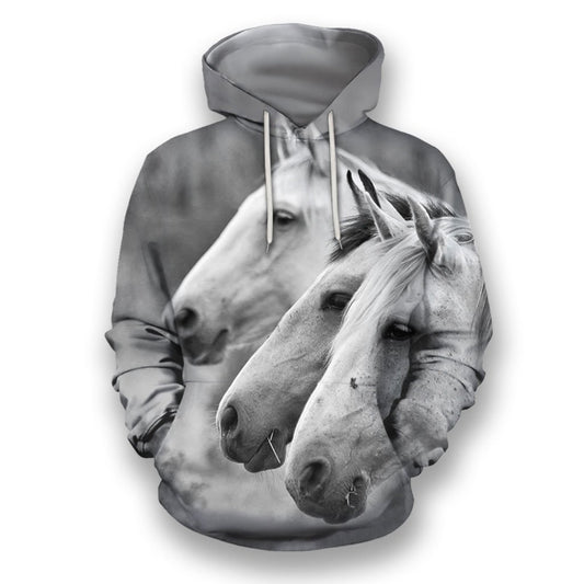 3D All Over Print Amazing Horses-Apparel-NTT-Hoodie-S-Vibe Cosy™