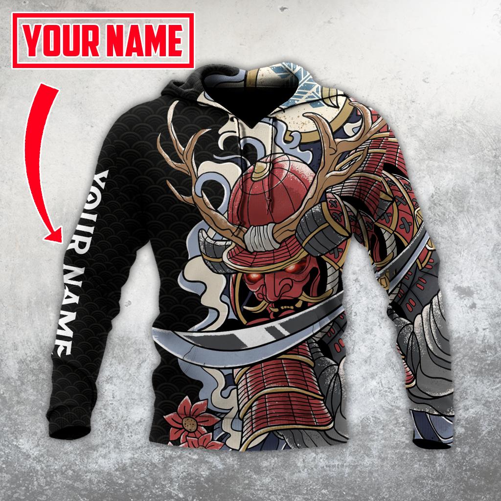 Supper Samurai Warrios Customize Name Shirts TQH-Apparel-TQH-Hoodie-S-Vibe Cosy™