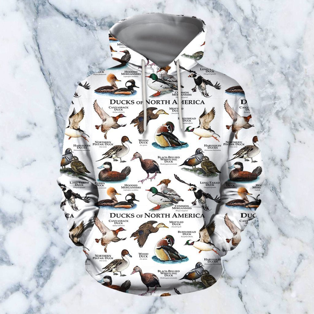 3D All Over Printed Duck Shirts-Apparel-HP Arts-Hoodie-S-Vibe Cosy™