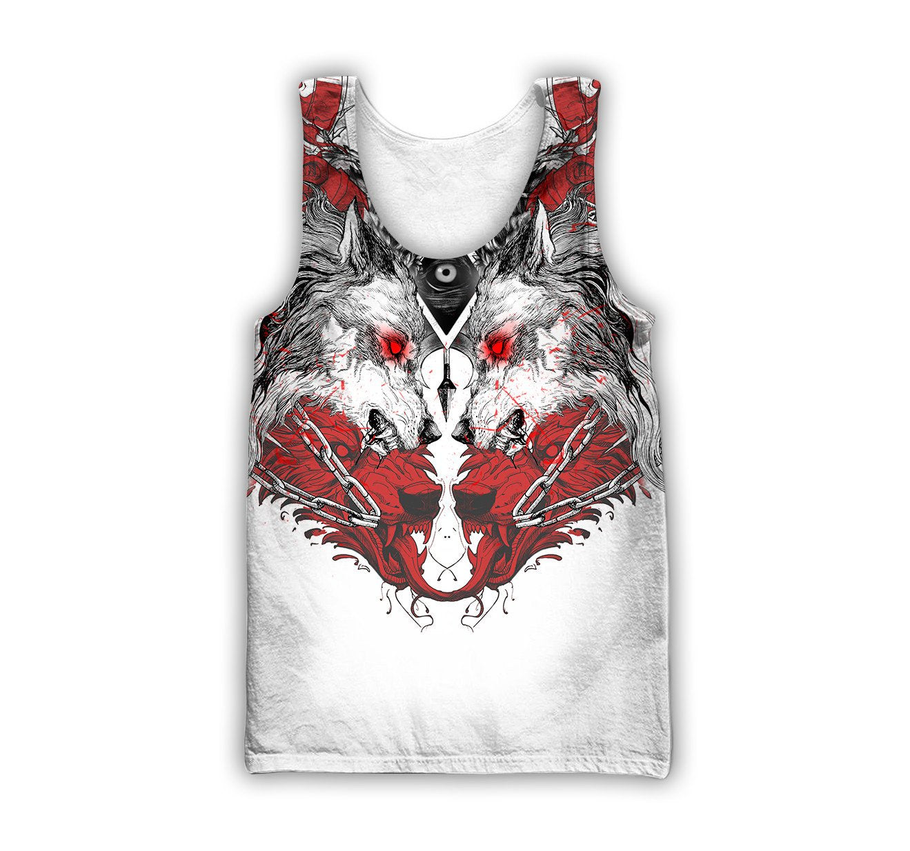 Wolf Tattoo 3D All Over Printed Unisex Shirt No 04