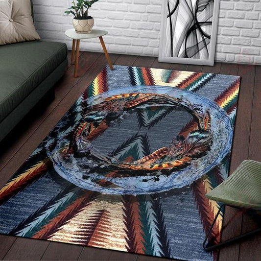 Native American 3D All Over Printed Rug