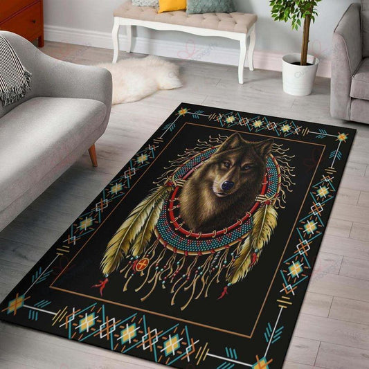 Native American 3D All Over Printed Rug