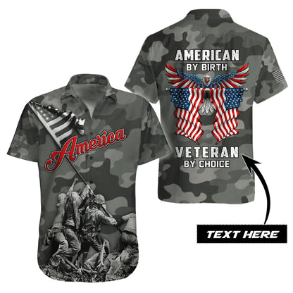 Customized Name American 3D All Over Printed Unisex Shirts