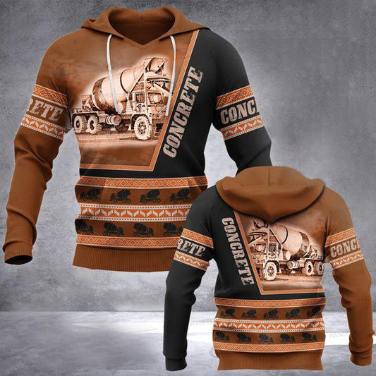 Concrete Mixer 3D printed shirts