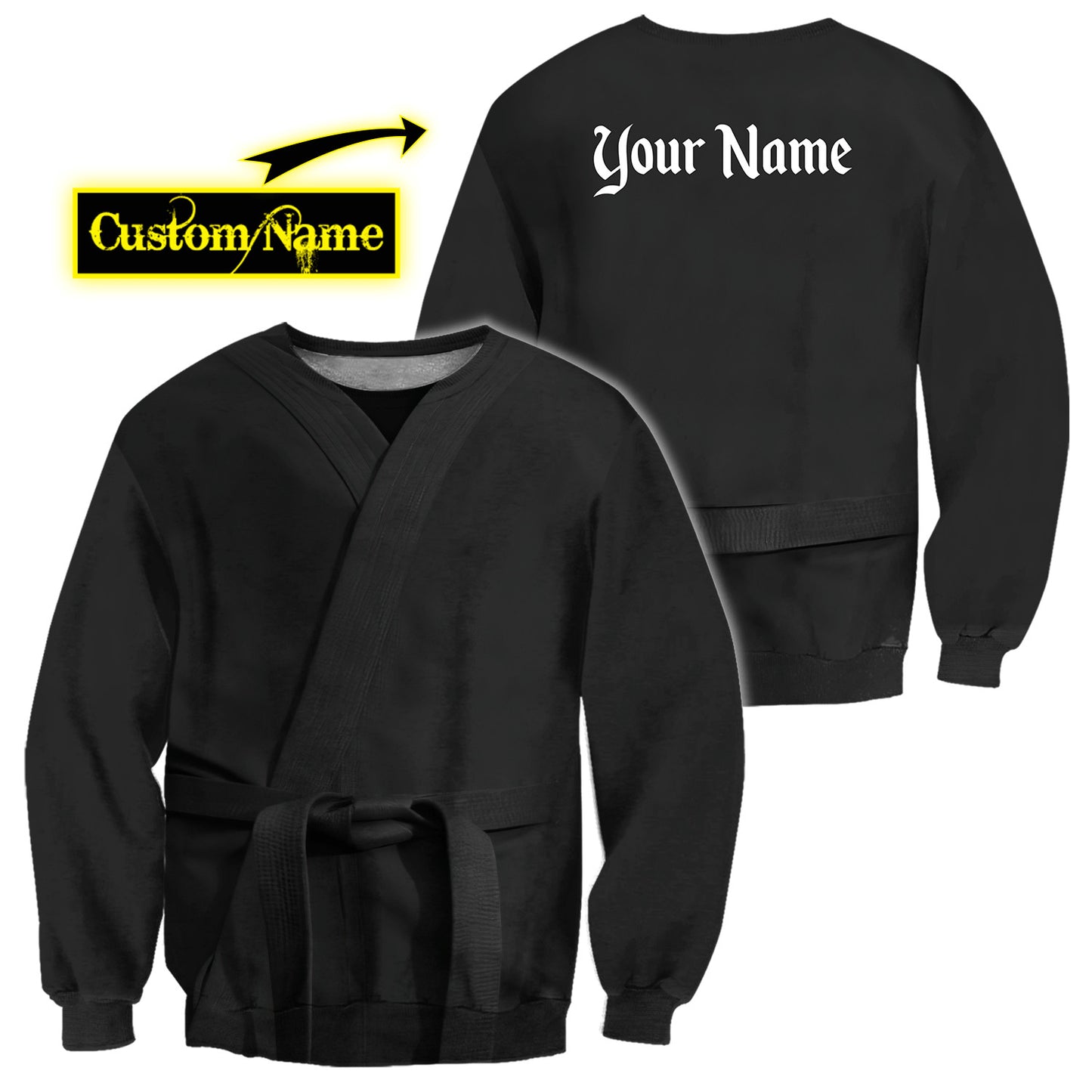 Custom Name Karate 3D All Over Printed Unisex Shirts