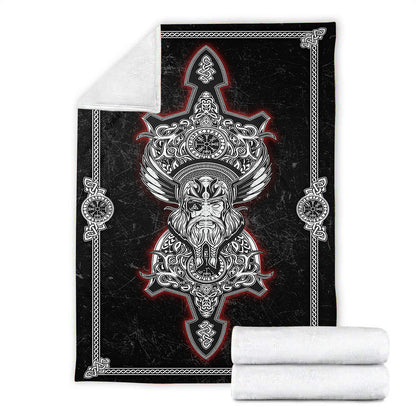 Viking 3D All Over Printed Blanket