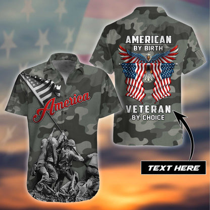 Customized Name American 3D All Over Printed Unisex Shirts