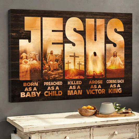 Jesus Portrait Canvas Wall Art