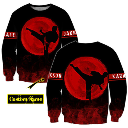 Customize Name Karate 3D All Over Printed Unisex Shirts