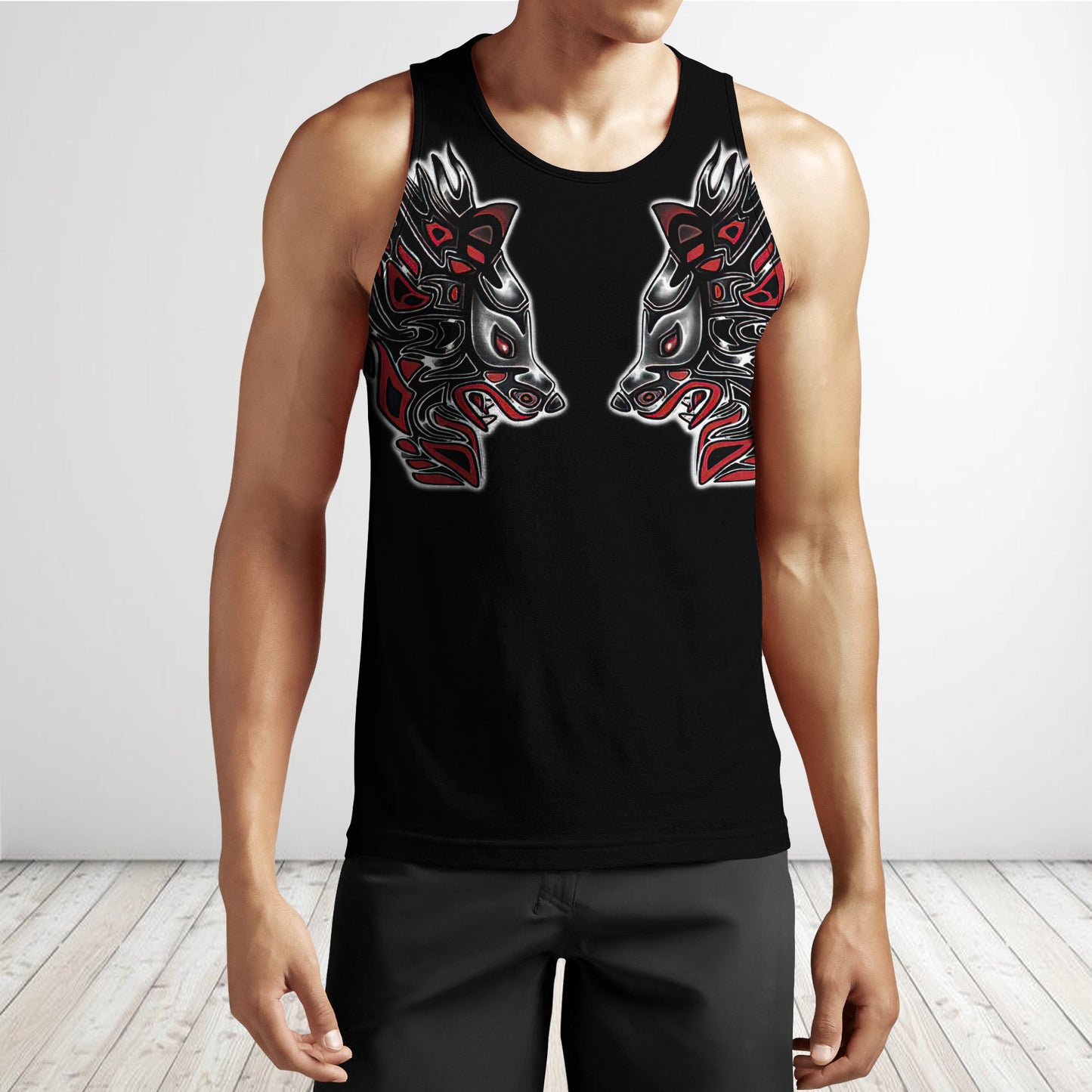 Wolf Tattoo 3D All Over Printed Unisex Shirts No 02