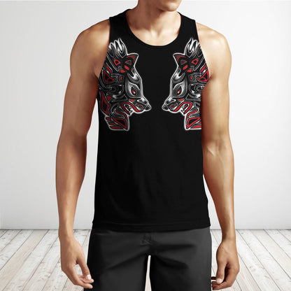 Wolf Tattoo 3D All Over Printed Unisex Shirts No 02