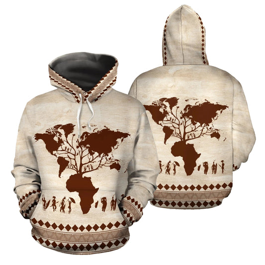 African Hoodie - Root Africa Hoodie-ALL OVER PRINT HOODIES (A)-HPArt-Men-S-Black-Vibe Cosy™