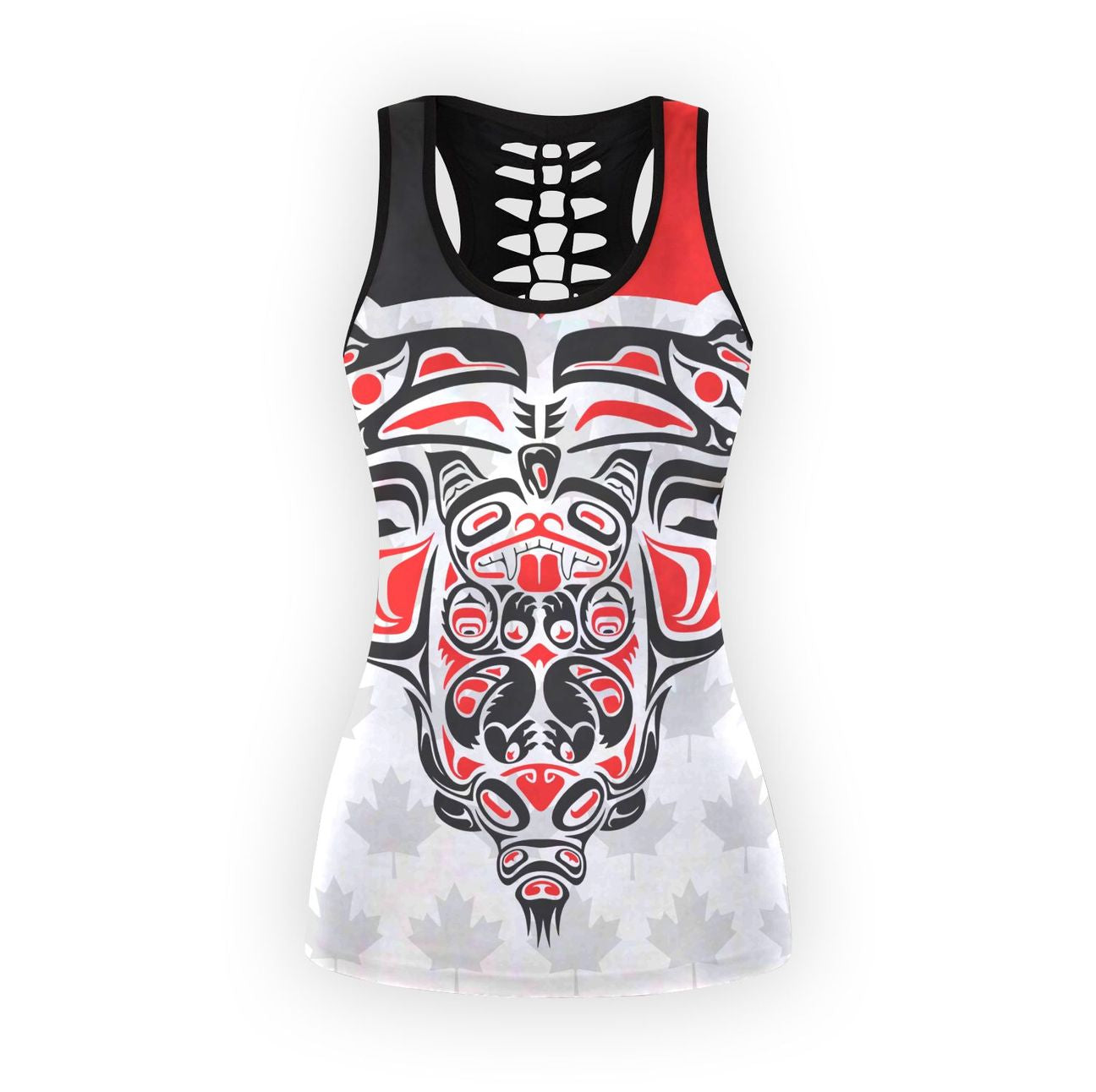 Canadian Totems Tattoo Combo Outfit TQH200707-Apparel-TQH-No Legging-S-Vibe Cosy™