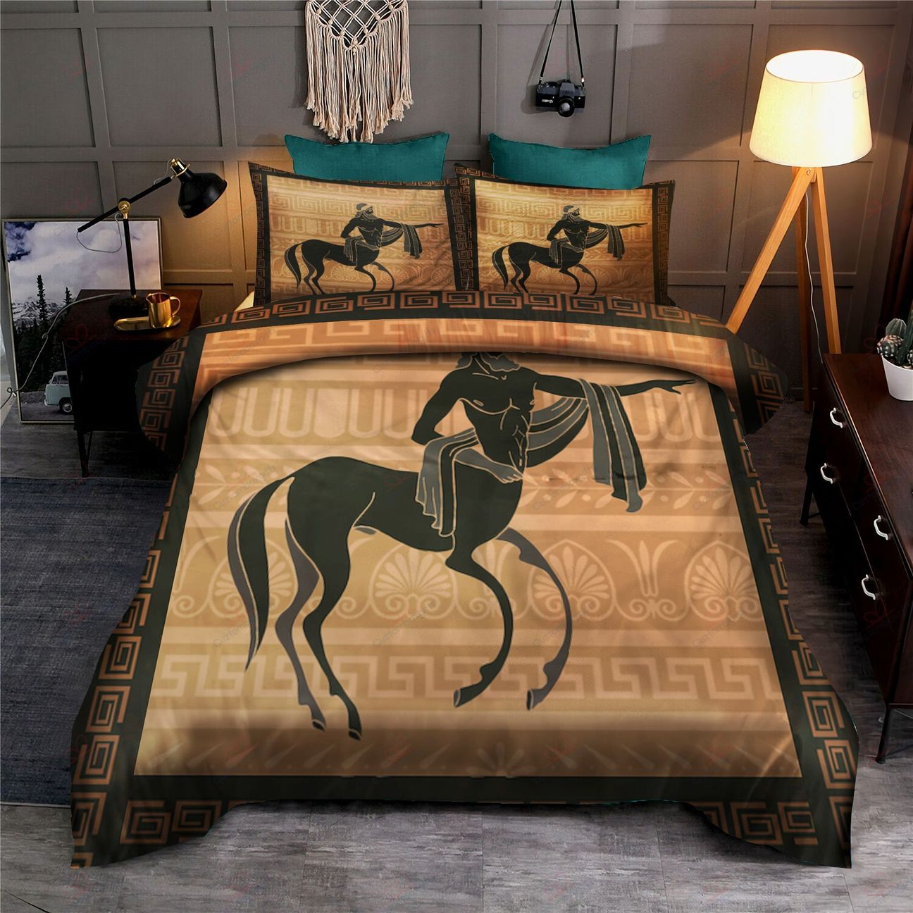 Centaur Greek Mythology Bedding Set TH20061501-BEDDING SETS-TQH-Twin-Vibe Cosy™