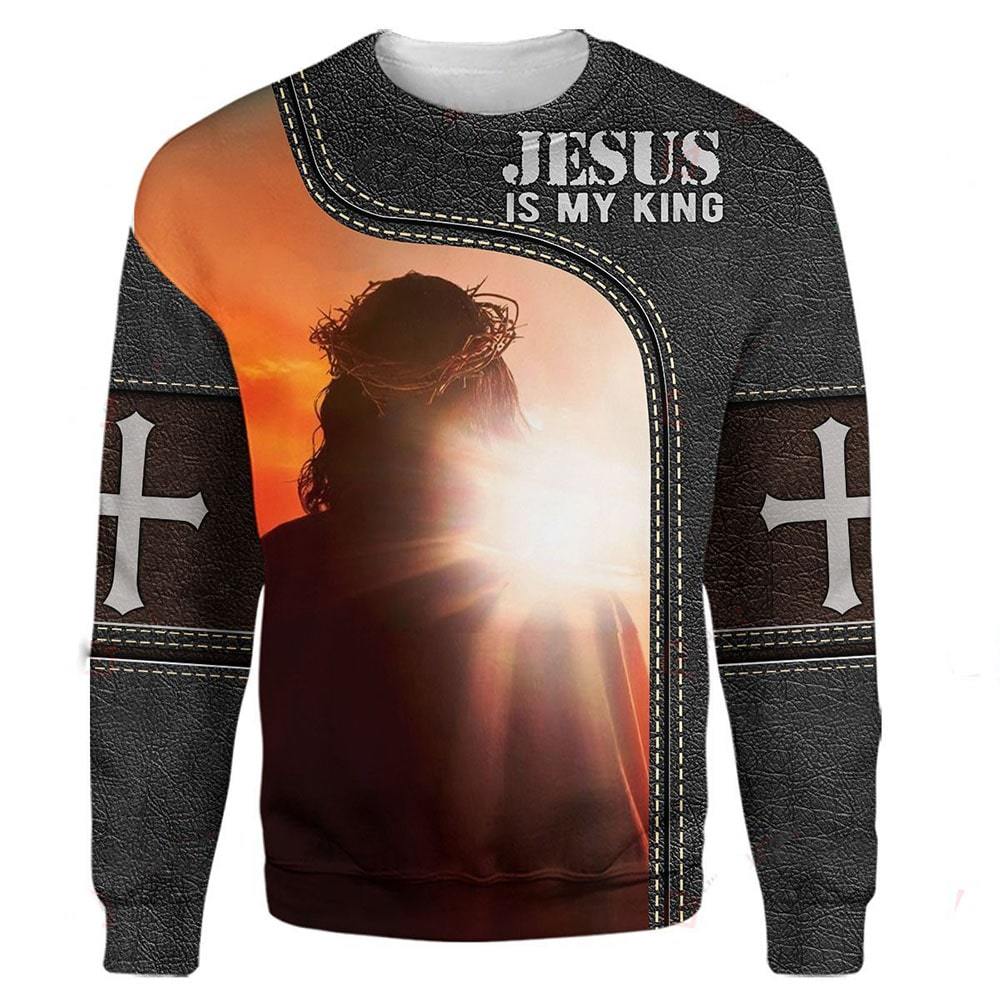 Premium Unisex Hoodie Easter Day Christian Jesus Is My King