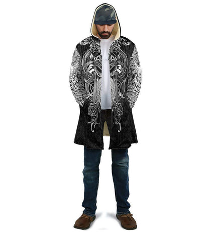 Vikings - Odin Tatoo Style - Amaze Style™-ALL OVER PRINT HOODIES