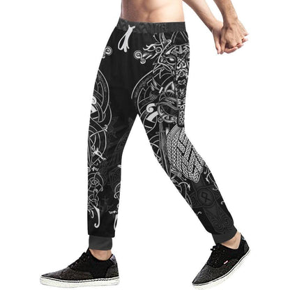Vikings - Odin Tatoo Style - Amaze Style™-ALL OVER PRINT HOODIES