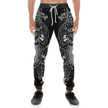 Vikings - Odin Tatoo Style - Amaze Style™-ALL OVER PRINT HOODIES