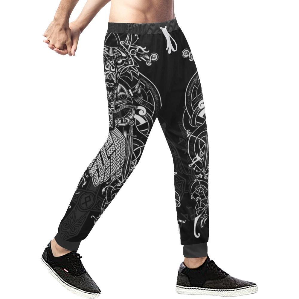 Vikings - Odin Tatoo Style - Amaze Style™-ALL OVER PRINT HOODIES