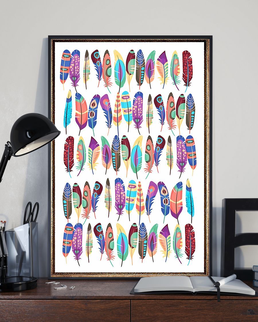 Native American 3D All Over Printed Canvas Poster
