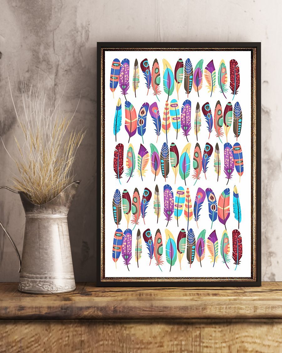 Native American 3D All Over Printed Canvas Poster