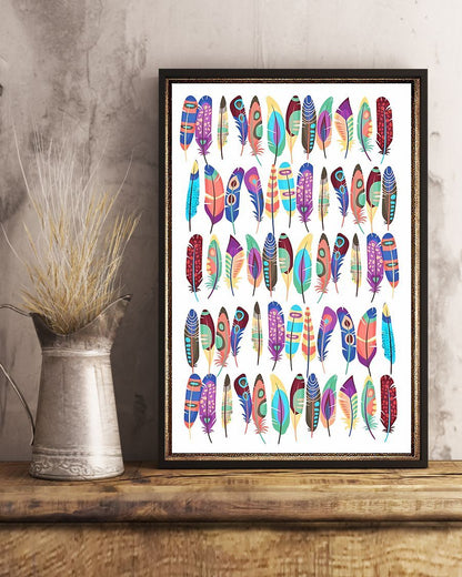 Native American 3D All Over Printed Canvas Poster