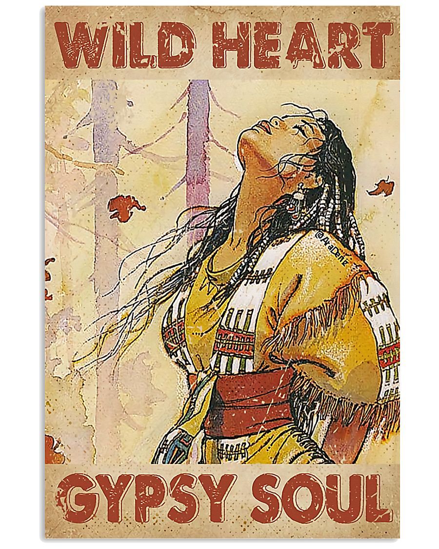 Native American 3D All Over Printed Canvas Poster