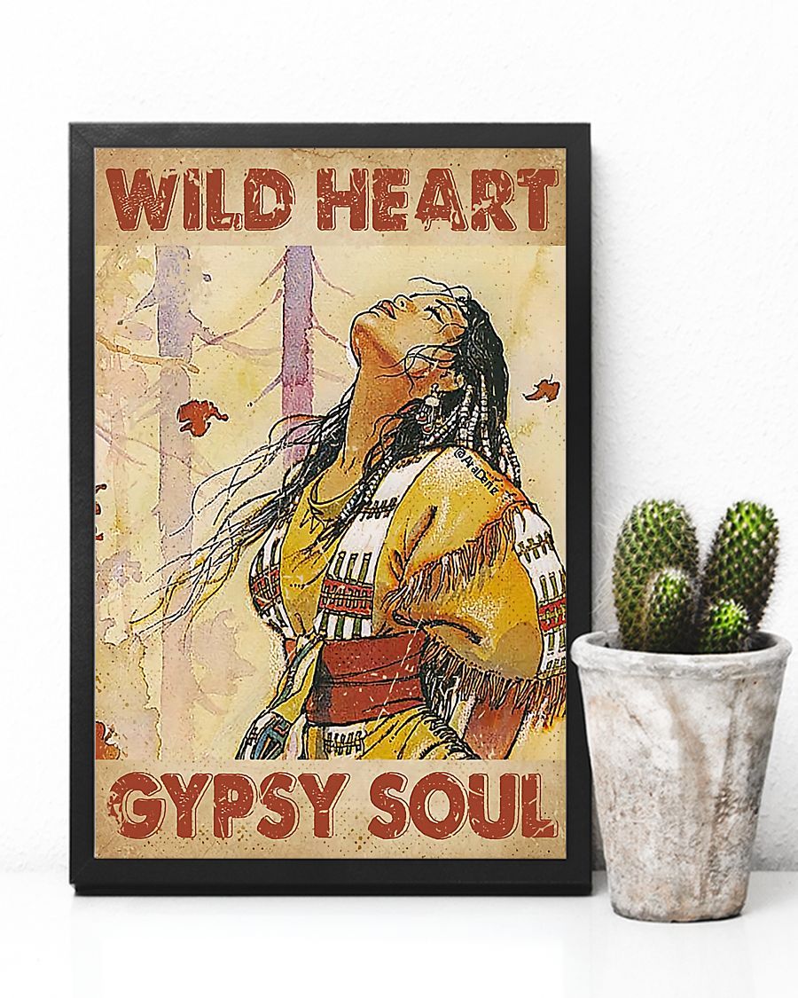 Native American 3D All Over Printed Canvas Poster