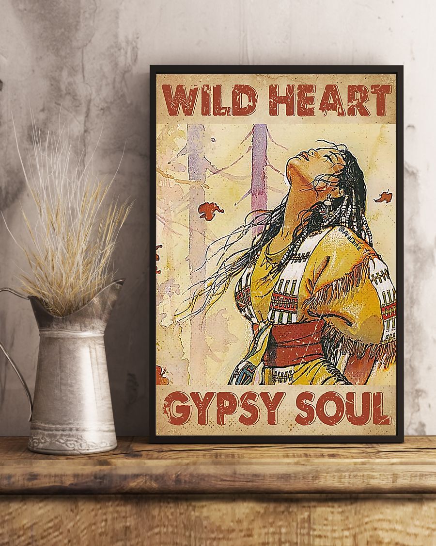 Native American 3D All Over Printed Canvas Poster
