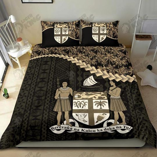 Fiji Lover Bedding Set With 2 Pillows Cover TQH20070101-BEDDING SETS-TQH-Twin-Vibe Cosy™