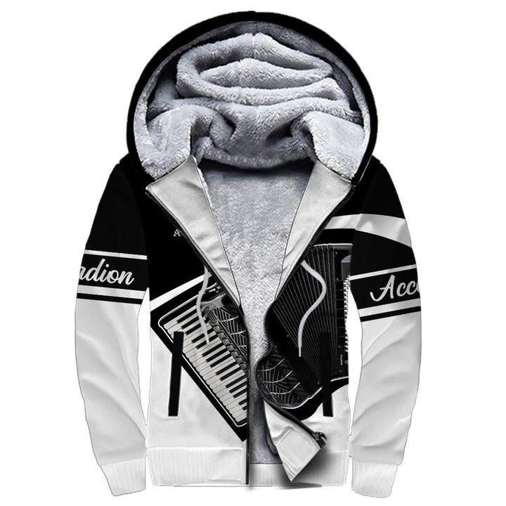 Accordion music 3d hoodie shirt for men and women HG HAC101208-Apparel-HG-Fleecezip hoodie-S-Vibe Cosy™