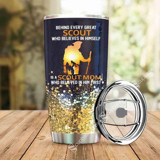 Behind Every Great Scout Tumbler-Tumbler-HP Arts-Vibe Cosy™