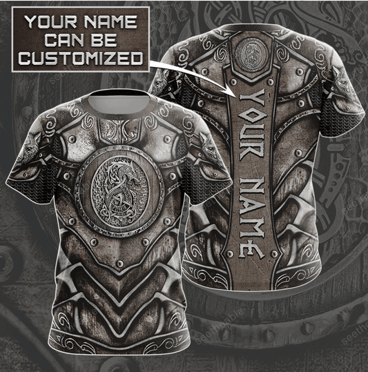 Fenrir Wolf Viking Custom Name - Amaze Style™-Apparel
