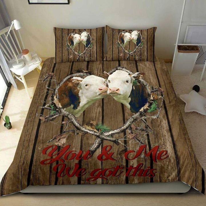 COW BEDDING SET-HP-Bedding-HP Arts-Twin-Vibe Cosy™