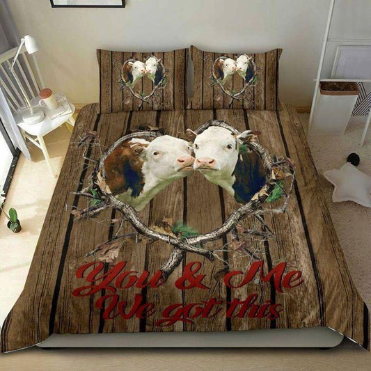 COW BEDDING SET-HP-Bedding-HP Arts-Twin-Vibe Cosy™