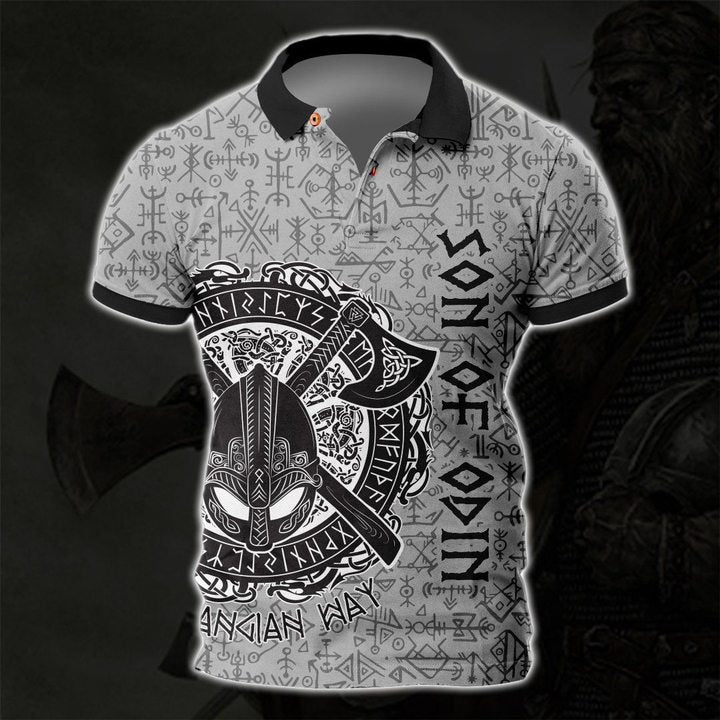 Viking 3D All Over Printed Polo