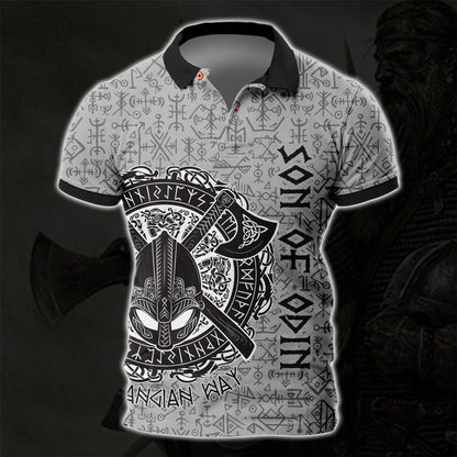 Viking 3D All Over Printed Polo