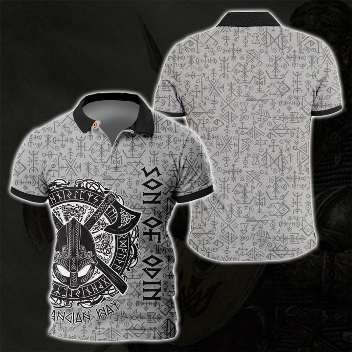 Viking 3D All Over Printed Polo