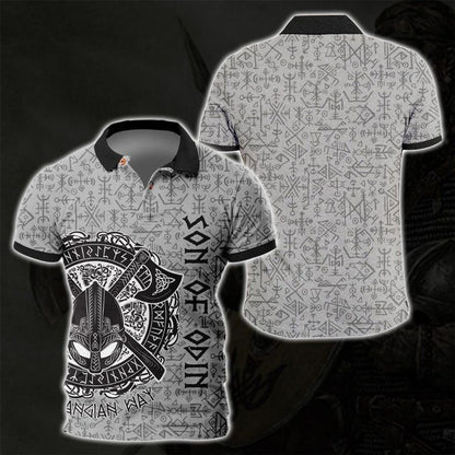Viking 3D All Over Printed Polo