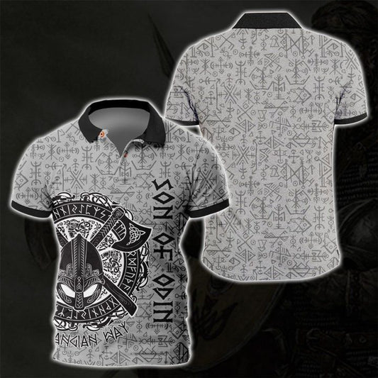 Viking 3D All Over Printed Polo