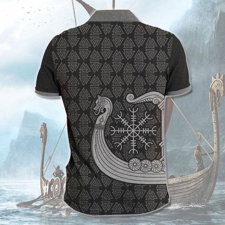 Viking 3D All Over Printed Polo