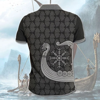 Viking 3D All Over Printed Polo