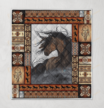 Native American 3D All Over Printed Quilt