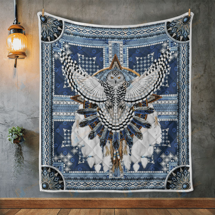 Native American 3D All Over Printed Quilt