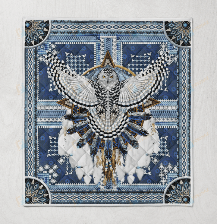 Native American 3D All Over Printed Quilt